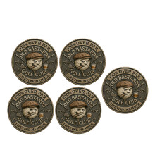 Over Par Old Bastards Golf Coin Novelty Golf Ball-5 pieces