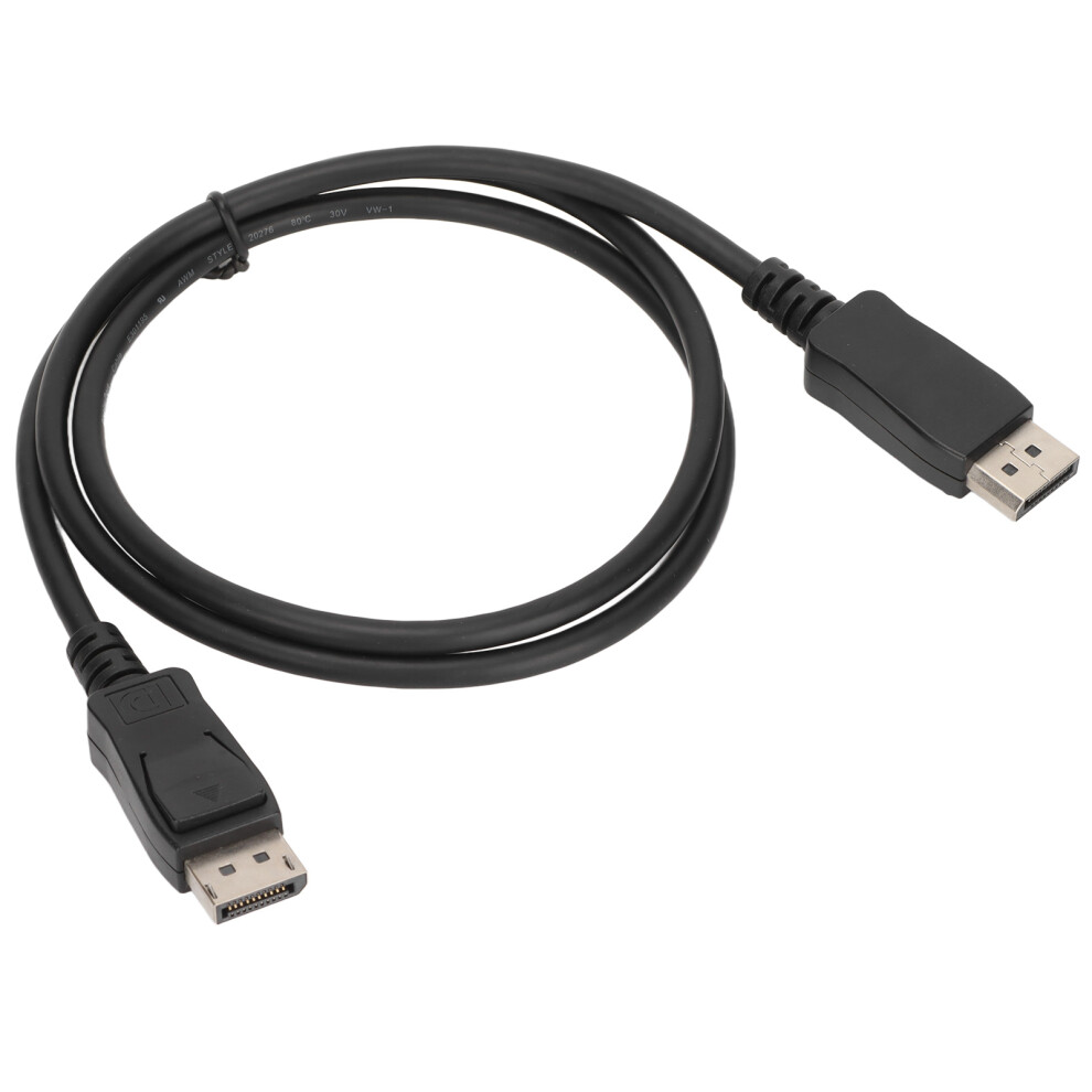 High-Speed 4K 60Hz Displayport Cable 1M 3.3Ft 32Awg Black 8741357883930