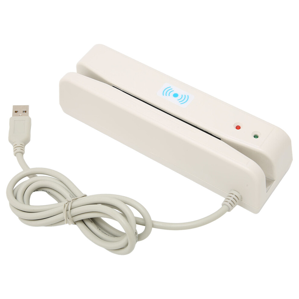 Compact Usb Card Reader With Dual Swiping For Banking & Pos Systems Light 8431357883824