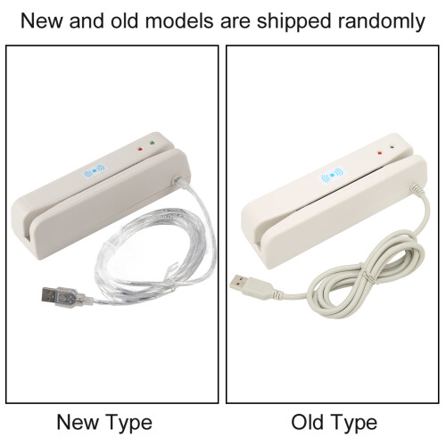 Compact USB Card Reader with Dual Swiping for Banking & POS Systems 2
