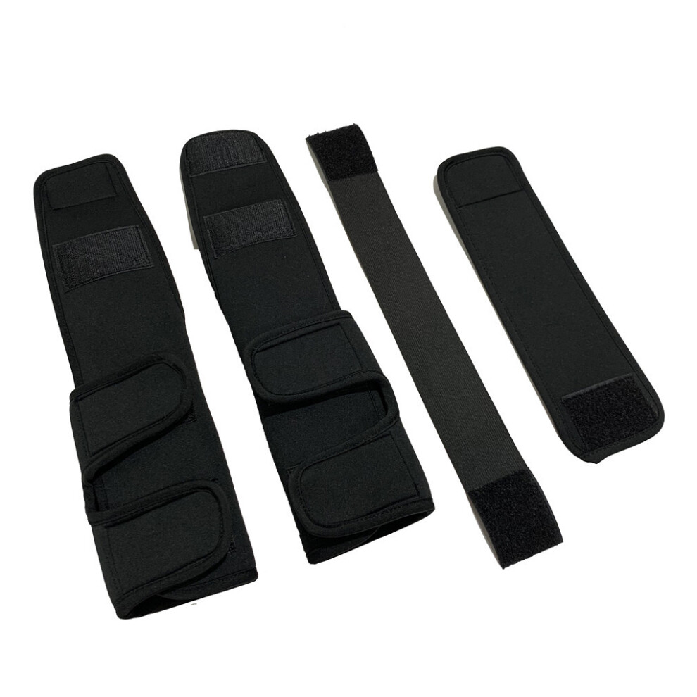 (Black, L) Dog S Elbows Protected With Convenient Dog Protector Brace Black Safe-image-OPC-PMQXDV7-NEW