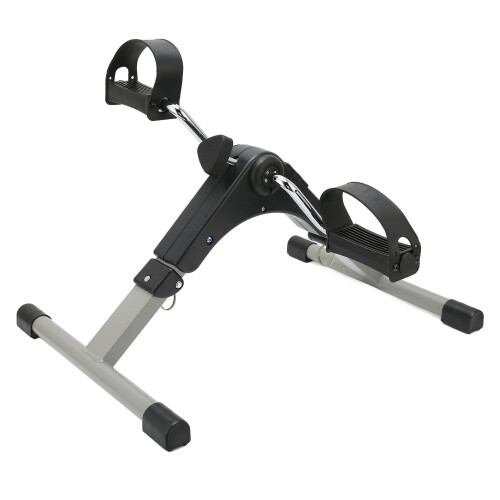 Adjustable Resistance Pedal Exerciser - LED & Foldable Design for Desk