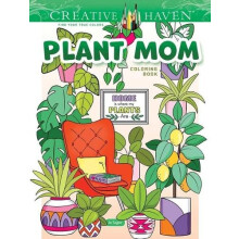 Creative Haven Plant Mom Coloring Book by Jo Taylor Paperback Book
