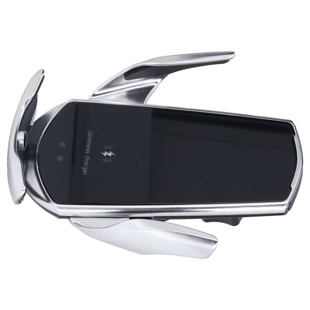 Wireless Infrared Sensor Car Charger & Mount, 15W, Silver 8791357887933