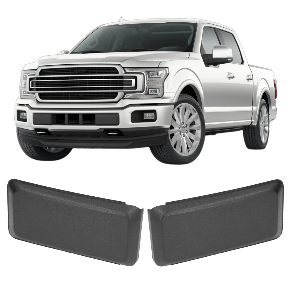 Front Bumper Pads Guards Left/Right Abs For F150 2018Â2020 Black 4971357888923