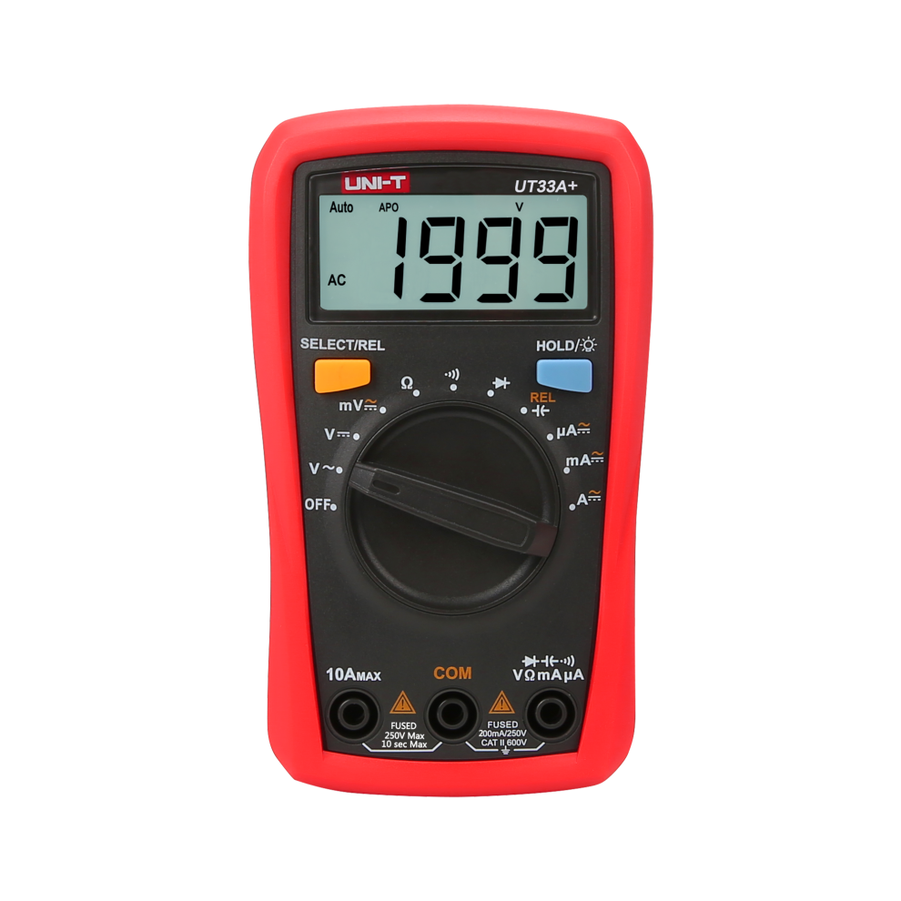 Tresice France Rot Elektronisches Messgerät Uni-T Ut33a+ Hintergrundbeleuchtung Batteriestand - Bild 4