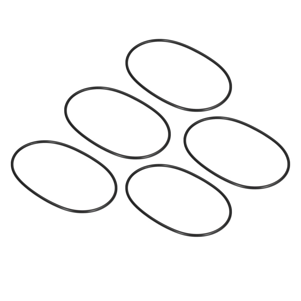 5 Pcs Round Rubber Motor Belts, 5Mm Diameter, Various Lengths 8101357891456
