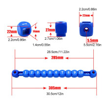2 Stück Kunststoff-Fussball-Toranzähler 30,5 cm für Tischfußball & Tischspiele
