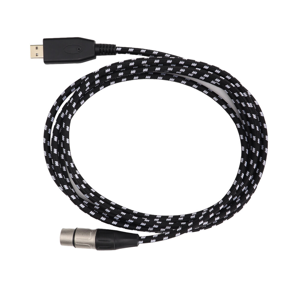 Xlr Female To Usb Microphone Cable 3 Pin 3M/9.8Ft For Recording & Karaoke 4901357892392