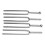 Ensemble de 4 diapasons, argent, kit standard. 15