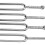 Ensemble de 4 diapasons, argent, kit standard. 5