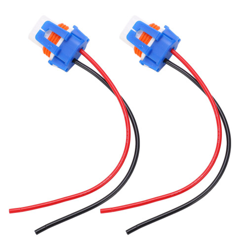 9005-2 2Pcs Ceramic Female Socket Wire Harness for Vehicles & Ships 1