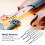 Ensemble de 4 diapasons, argent, kit standard. 3