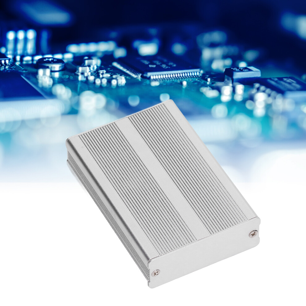 Aluminium Waterproof Junction Box 24X69x100mm Silver Diy Enclosure 4681357895066
