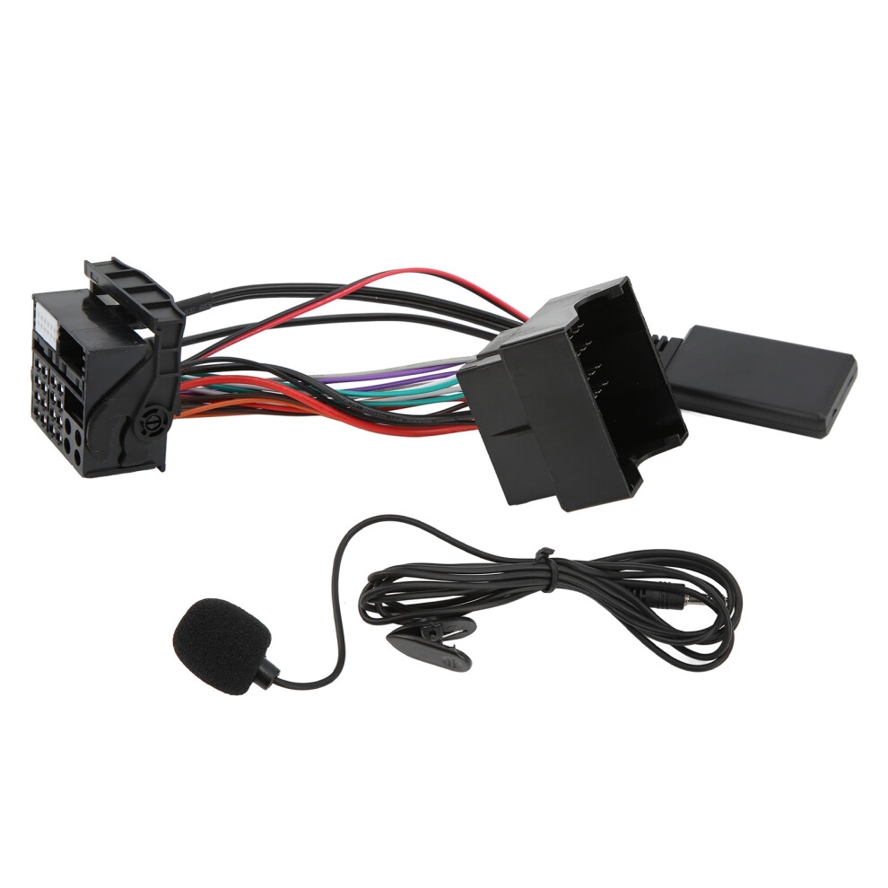 12Pin Bluetooth 5.0 Aux Microphone & Audio Adapter For Peugeot 207 307 407 308 Black 6931357894926