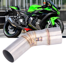 Edelstahl Motorrad-Auspuffmittelstück für Ninja ZX10R 2008-2021