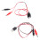 Double Purpose USB Alligators Clip Power Cables PVC 50cm for 1