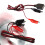 Double Purpose USB Alligators Clip Power Cables PVC 50cm for 4