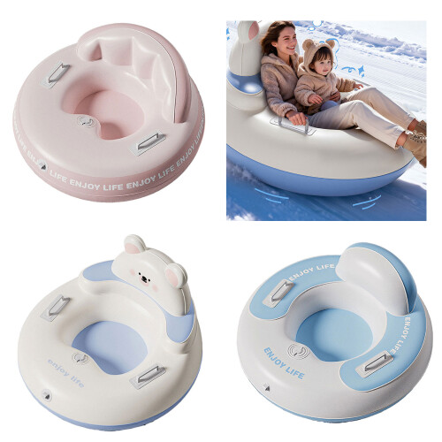 Heavy Type Winter Sleds Freeze Proof Materials Ergonomic-Beige 2