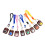Multiple Scene Wooden Phone Charm Clicking Button-or ange 2