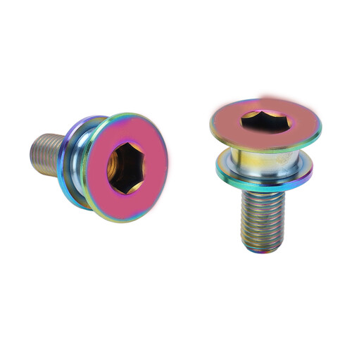 Durable M8x15mm Titanium Crank Bolt for Mountain Cycle Bracket 2