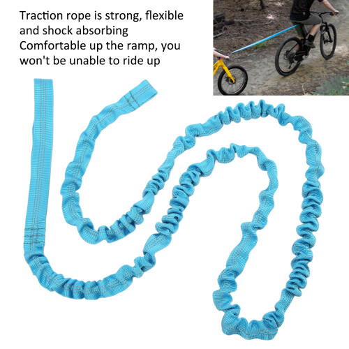 Corda elastica blu da traino all'aperto per bicicletta, 206 g 2