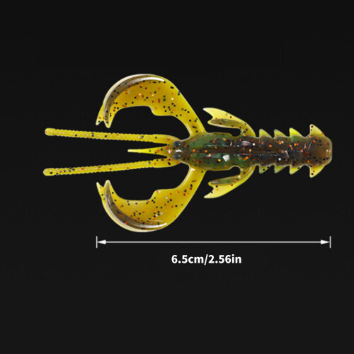 10 Stück Krebsköder, Langusten, Hummer, Garnelen,-Farbe: 6,5 cm 2