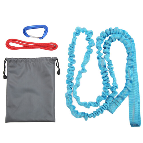 Corda elastica blu da traino all'aperto per bicicletta, 206 g 1