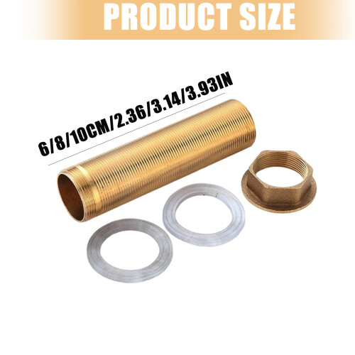 Universelle Wasserhahn-Befestigungsmutter,-Kupfer 80mm Set 2