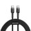 Cafule USB-C-zu-USB-C-Kabel, QC 3.0, PD, 3A, 60 W, 2 m 1