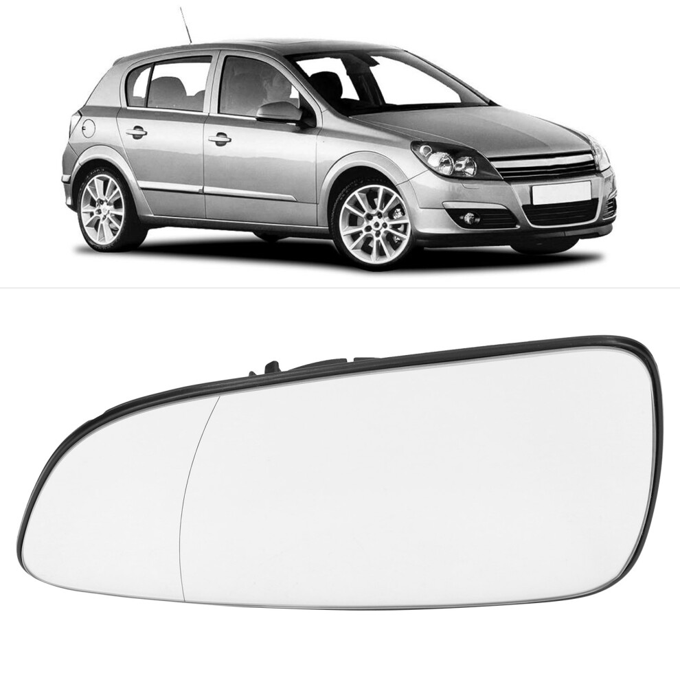 Left Rearview Mirror Glass Abs Replacement For Vauxhall Astra H 2004Â2009 3551357897197