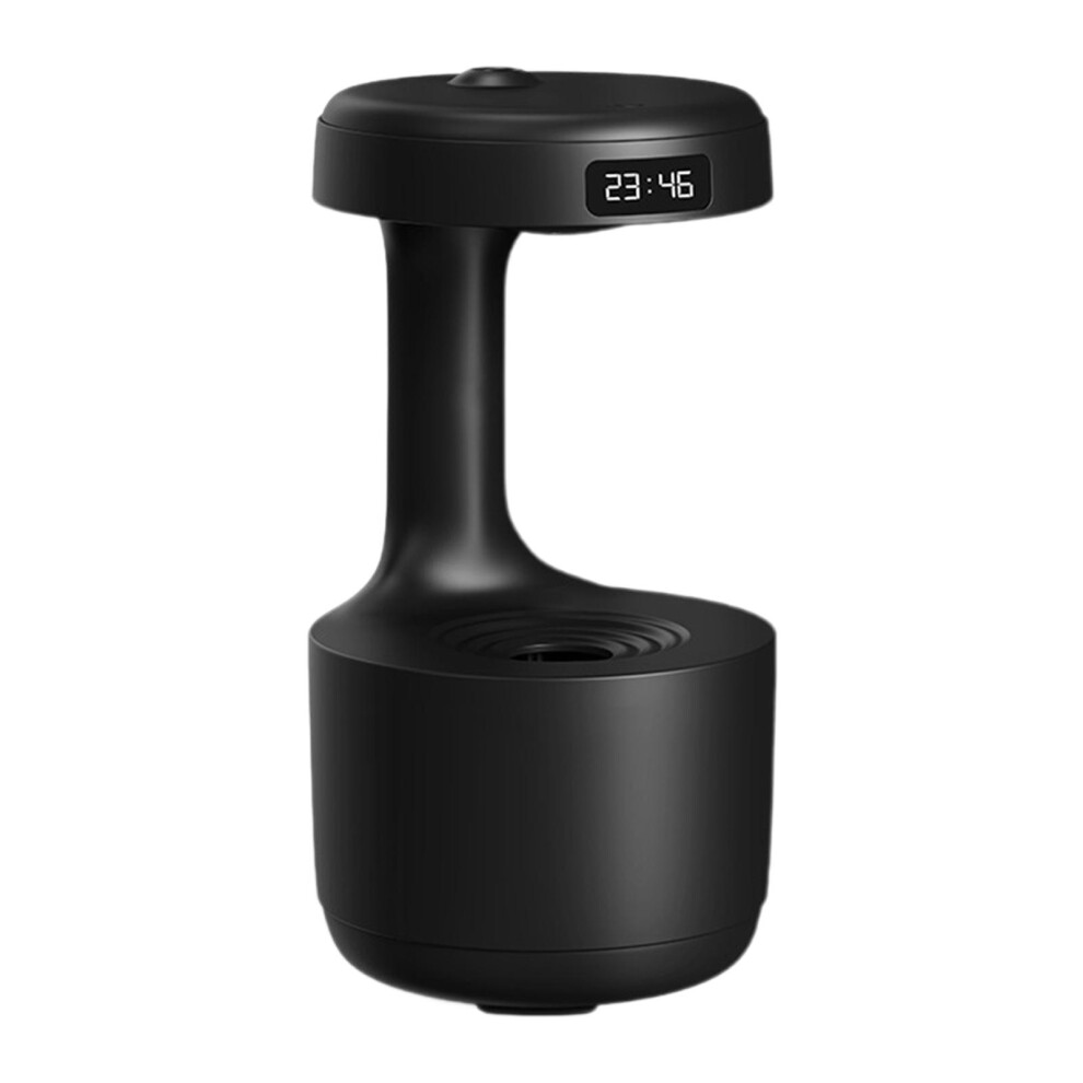 (Black) Water Backflow Drop Desktop Mini Humidifier Quiet Room 800ml Large-image-OPC-PMQYMBK-NEW