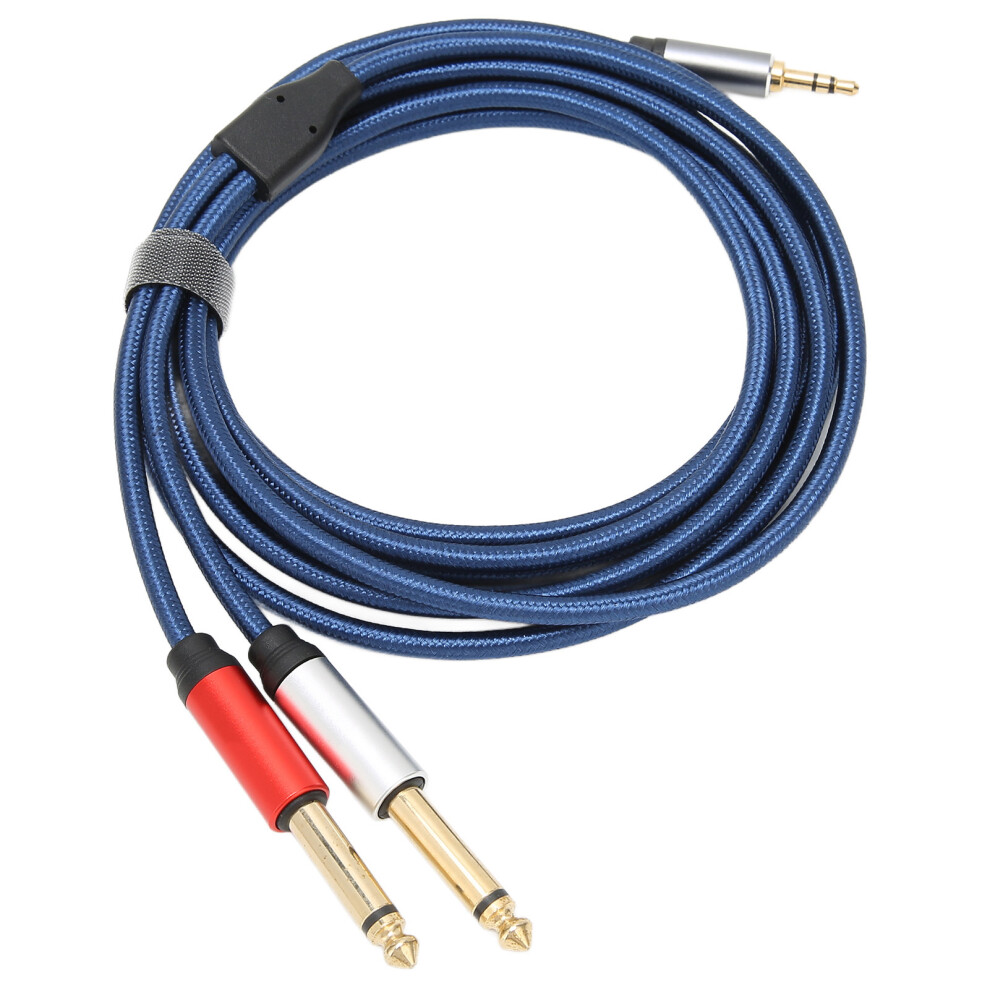 5M 3.5Mm To 6.35Mm Dual Mono Audio Cable - High Fidelity Sound Cable 4681357898500