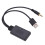 3,5 mm Auto Bluetooth Empfänger Musikplayer AUX USB Adapter ABS Stereo Adapter 7