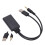 3,5 mm Auto Bluetooth Empfänger Musikplayer AUX USB Adapter ABS Stereo Adapter 11