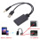 3,5 mm Auto Bluetooth Empfänger Musikplayer AUX USB Adapter ABS Stereo Adapter 5