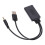 3,5 mm Auto Bluetooth Empfänger Musikplayer AUX USB Adapter ABS Stereo Adapter 15