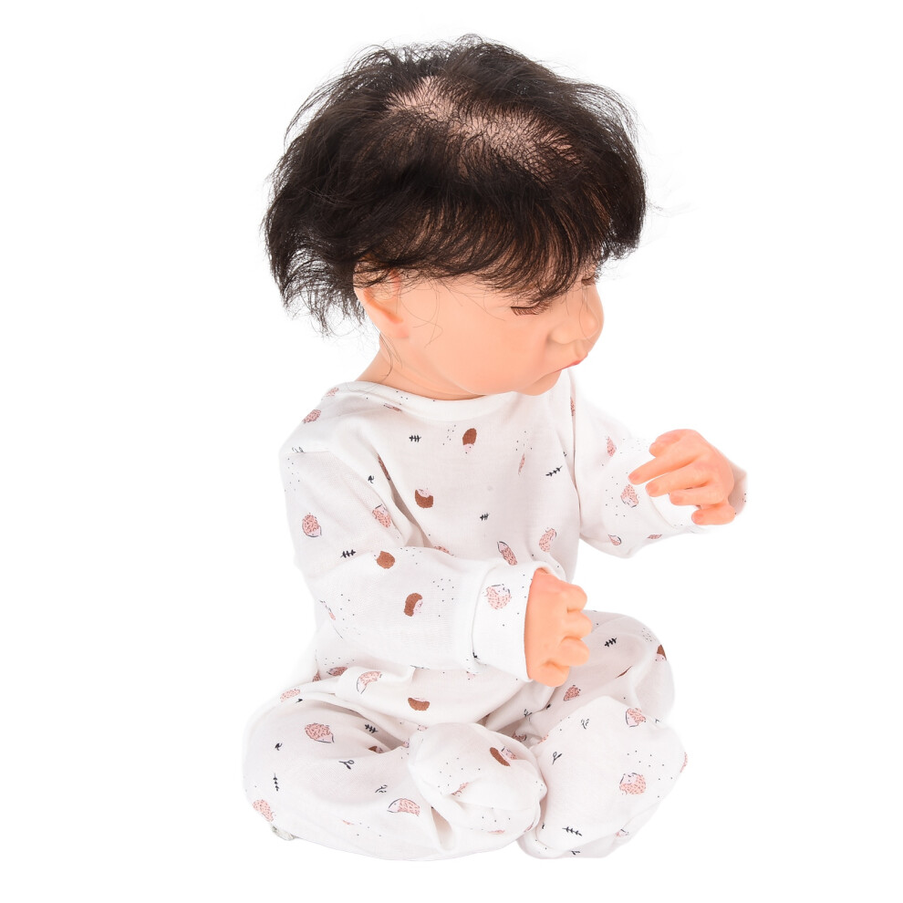 18in Reborn Baby Doll Lifelike Soft Vinyl Washable Educational Toy-image-OPC-PMQYVK6-NEW