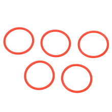 Fahrradstoßdämpfer Vordergabel-Dichtringe 5 Stück, öl resilient, Schwamm-O-Ringe, 10 mm Durchmesser