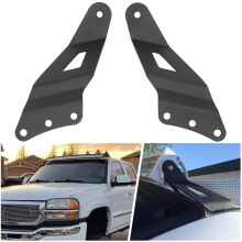 Upper Windshield LED Curved Light Bar Mount for Silverado GMC Tahoe 2001‑2006