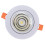 7W LED Embedded Spotlights 108mm Dustproof Warm Light 6000K 15