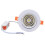7W LED Embedded Spotlights 108mm Dustproof Warm Light 6000K 14