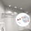 7W LED Embedded Spotlights 108mm Dustproof Warm Light 6000K 3