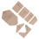 7Pcs Acrylic Card Packaging Templates for Accurate Cutting Clear Layout DIY 6