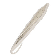 Pettine a lingua di gatto ABS Groomer 22x3.5cm Bianco Oro