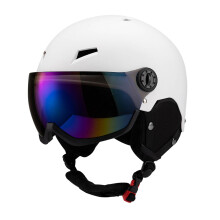 (Wei, XL) Skihelm, Schutzbrille, Skateboardhelm für Wintersport im Freien,