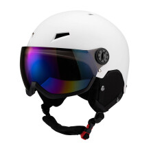 (Wei, S) Skihelm, Schutzbrille, Skateboardhelm für Wintersport im Freien,