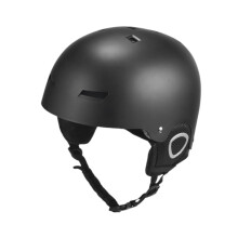 (Schwarz, M) Skihelm und Damen Snowboardhelm für Skateboarden, Klettern und
