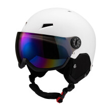 (Wei, M) Skihelm, Schutzbrille, Skateboardhelm für Wintersport im Freien,
