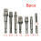 Versatile 8-Piece Socket Adapter Set for Impact Drivers - 1/4 3/8 1/2 Inch 8